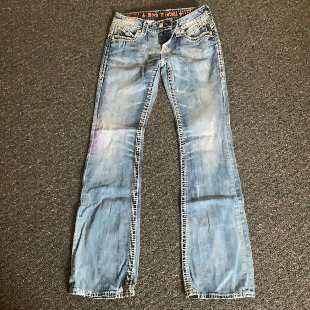 Rock Revival boot cut jeans 💙